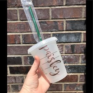 🎉16oz Custom Name Cold Cup.